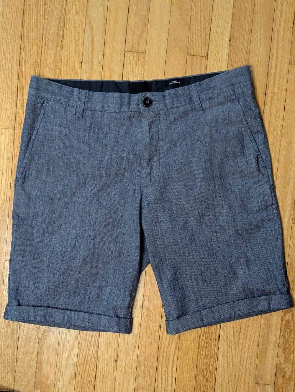 H&M Men's Slim Fit Shorts / Dark Chambray